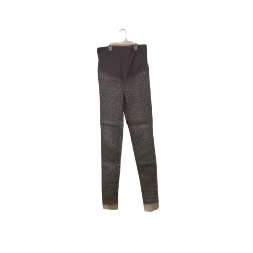 H&M Grey Leopard Print Maternity Jeans - Women’s Size 4